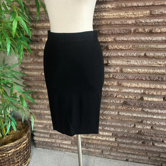Vince Black Knit Pencil Straight Skirt Size Small - Picture 4 of 6